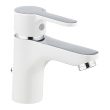 Однорычажный кран Смеситель для раковины умывальника IBERGRIF SQUARE M11022W (IB0030)