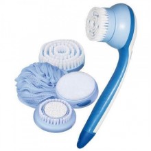 Электрическая массажная щетка для тела Spin Spa Brush 5 в 1 Массажер для тела Электрическая массажная щетка для тела Spin Spa Brush 5 в 1 Массажер для тела