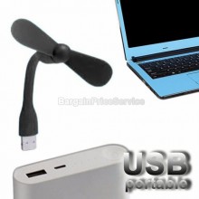 Маленький портативный гибкий вентилятор Переносной мини вентилятор от USB Portable Mini Fan Черный