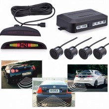 Парктроник Парковочный радар Датчик парковки Assistant Parking Sensor LED дисплей+звуковой сигнал Черный Парктроник Парковочный радар Датчик парковки Assistant Parking Sensor LED дисплей+звуковой сигнал Черный