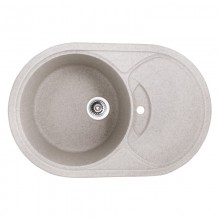 Врезная кухонная мойка из камня Раковина для кухни HAIBA HB8310-G322 BEIGE 780x500x220 + Сифон Гранит Бежевая (HB0978)