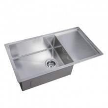 Врезная кухонная Мойка из нержавеющей стали MIXXUS MX 7844-200x1.2 SATIN Матовая Стальная (MX0560)