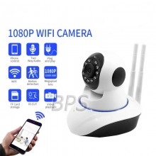 Беспроводная веб камера Онлайн Wi Fi Видеоняня Поворотная камера видеонаблюдения WiFi Smart Net IP Camera Q5S Двухсторонний звук C двумя антеннами Ночной режим 355° Беспроводная веб камера Онлайн Wi Fi Видеоняня Поворотная камера видеонаблюдения WiFi Smart Net IP Camera Q5S Двухсторонний звук C двумя антеннами Ночной режим 355°