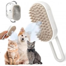 Парова щітка масажер спрей 3 в 1 BPS Electric spray handle massage brush для вичісування собак та кішок з паровим розпилювачем з ручкою Парова щітка масажер спрей 3 в 1 BPS Electric spray handle massage brush для вичісування собак та кішок з паровим розпилювачем з ручкою